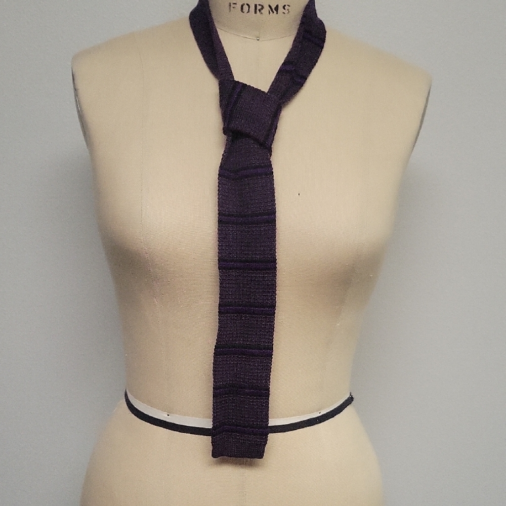Alexander Julian Vintage Multicolor Knit Tie